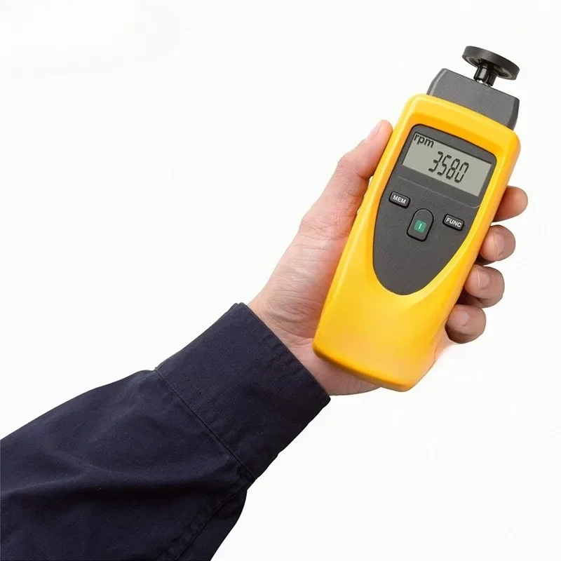 Handheld tachometer, digital tachometer Optical measurement Digital tachometer