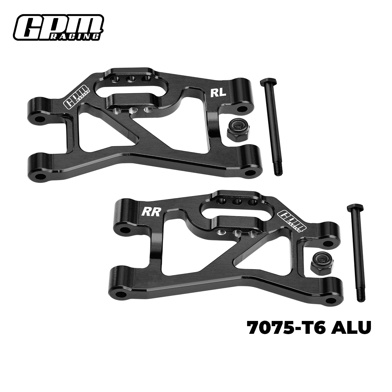 GPM TRAXXAS MINI SLASH 4X4-108164-1 para brazos de suspensión inferior trasera de aleación 7075-T6