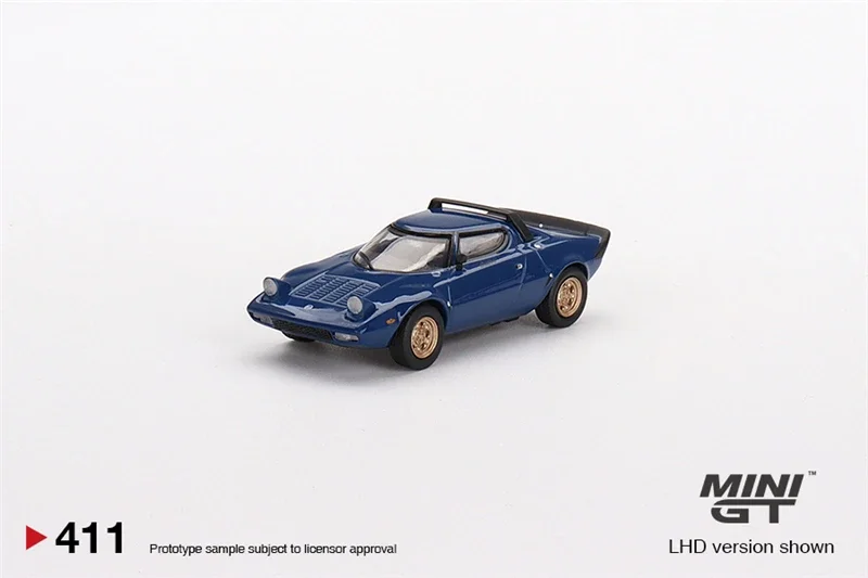 

MINI GT 1:64 Lancia Stratos HF Blue Diecast Model Car