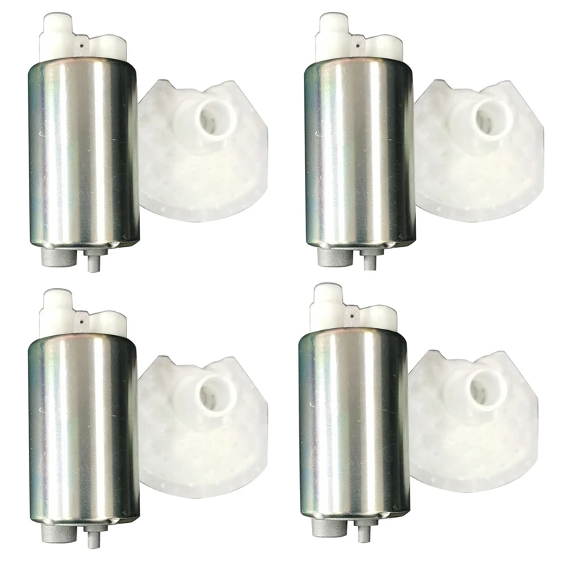 4X Electric Fuel Pump For Motorcycle EFI Kawasaki Suzuki Vstrom TU250 RMZ450 GSXR750 GSXR600 GSXR600 HFP-386