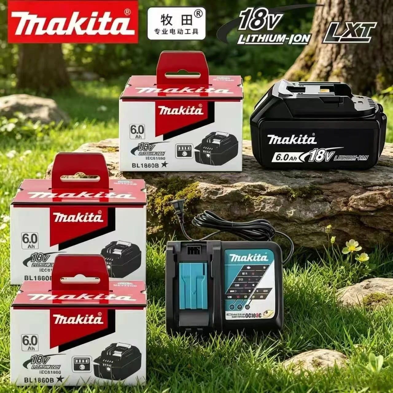 

100% Authentic Original Makita Battery Cell, fits BL1860B BL1850B, steady power output and excellent working performance