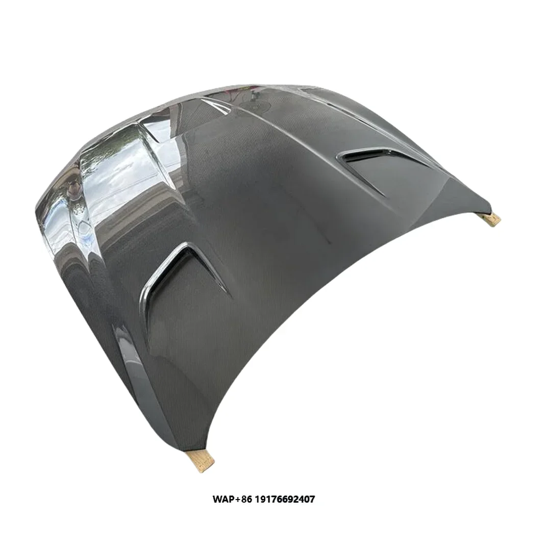 KQX MSY Style Carbon Fiber Hood for Levante Engine Bonnet