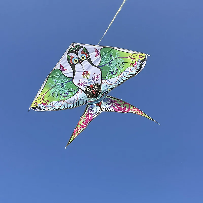 free shipping sand swallow kite ultra large kite outdoor toys wind kite children peonzas con cuerda linha de pipa papalote koi