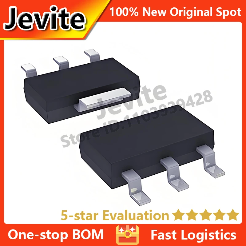 

Jevite 100% New Original electronics Controller 10-50 units/lote NTF2955T1G 60V 1.7A SOT-223-4 MOSFET transistor