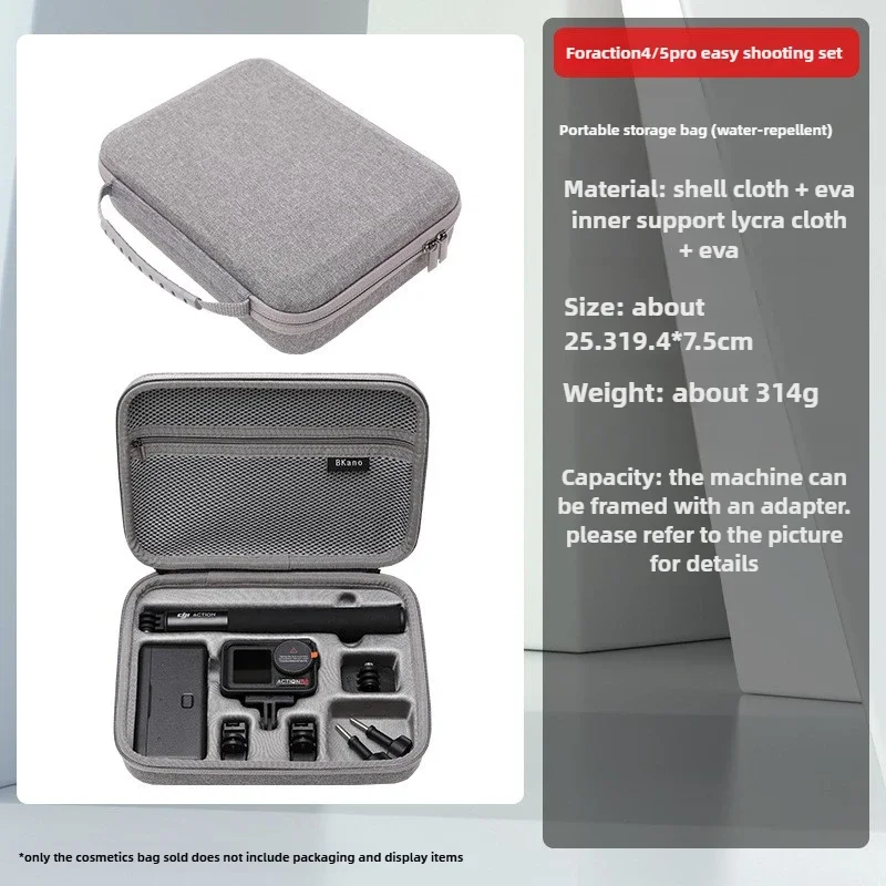 

For DJI Osmo Action 4/3/5 Pro Storage Bag Portable Travel Prevention Handbag Box Sports Camera Protection Bag accessories