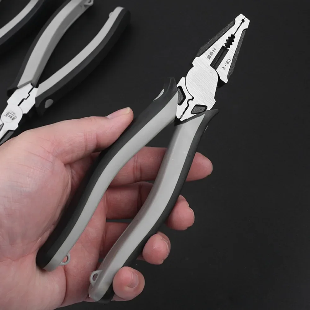 

Professional Electrician Wire Cutters Multifunctional Lineman Pliers Side Cutting Tool for Repair