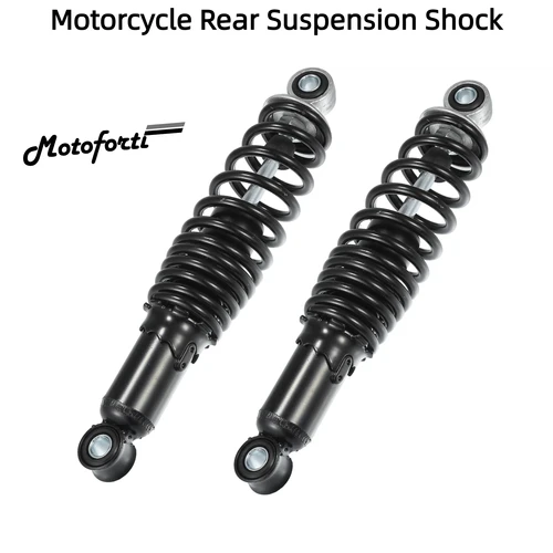 Imagen 1 del producto Motoforti 1 par de amortiguadores de suspensión trasera de motocicleta 280mm 290mm 320mm amortiguadores de suspensión neumática trasera resorte Universal