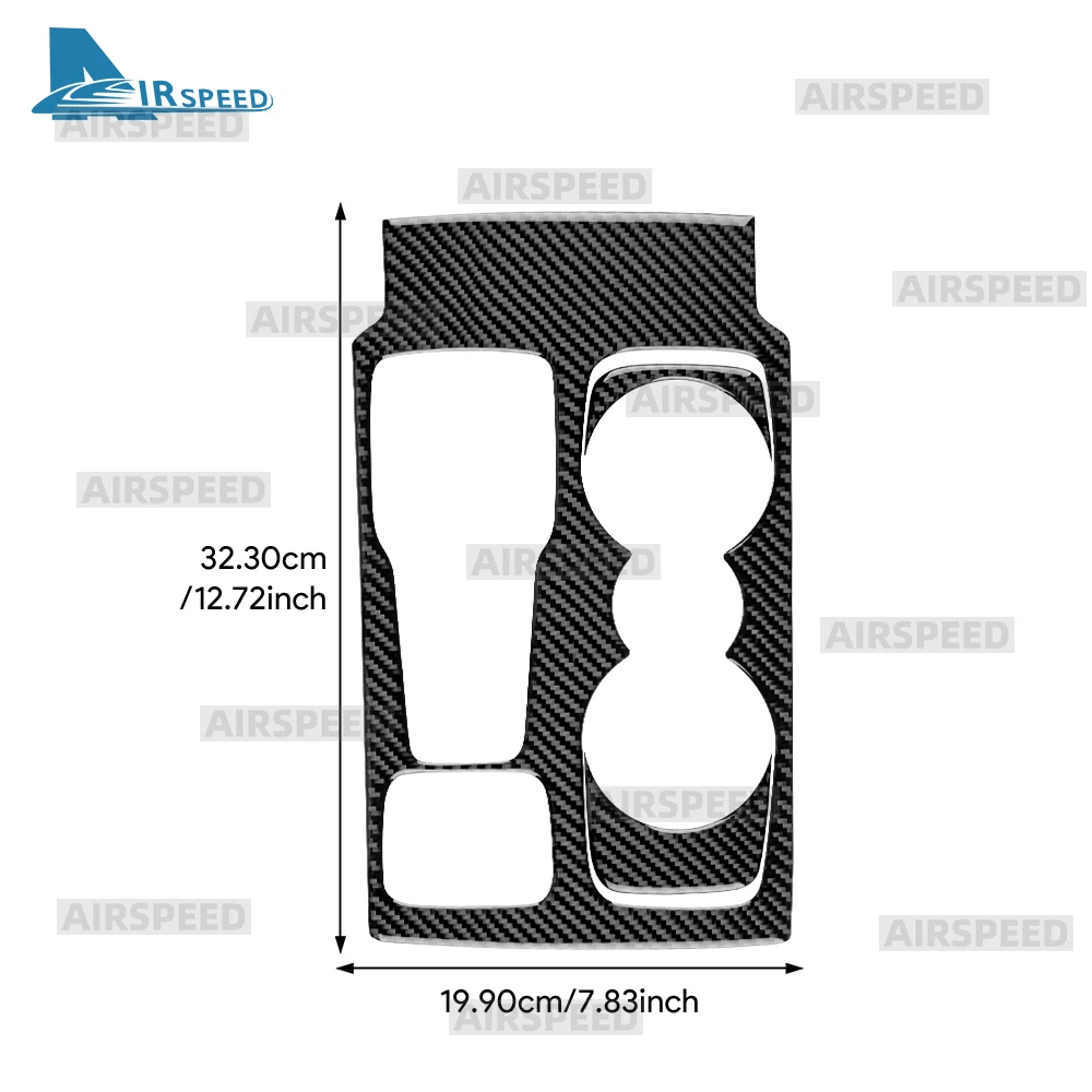 ملصق من ألياف الكربون الناعمة الحقيقية لسيارة Ford Focus MK4/Focus ST 2019 2020 2021 2022 2023 2024 2025 LHD RHD لوحة إطار ناقل حركة السيارة #5