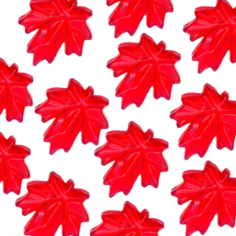 120pcs Maple Leaves Theme Acrylic Vase Fillers Thanksgiving Tabletop Decorations