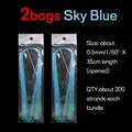 2 bolsas azul cielo