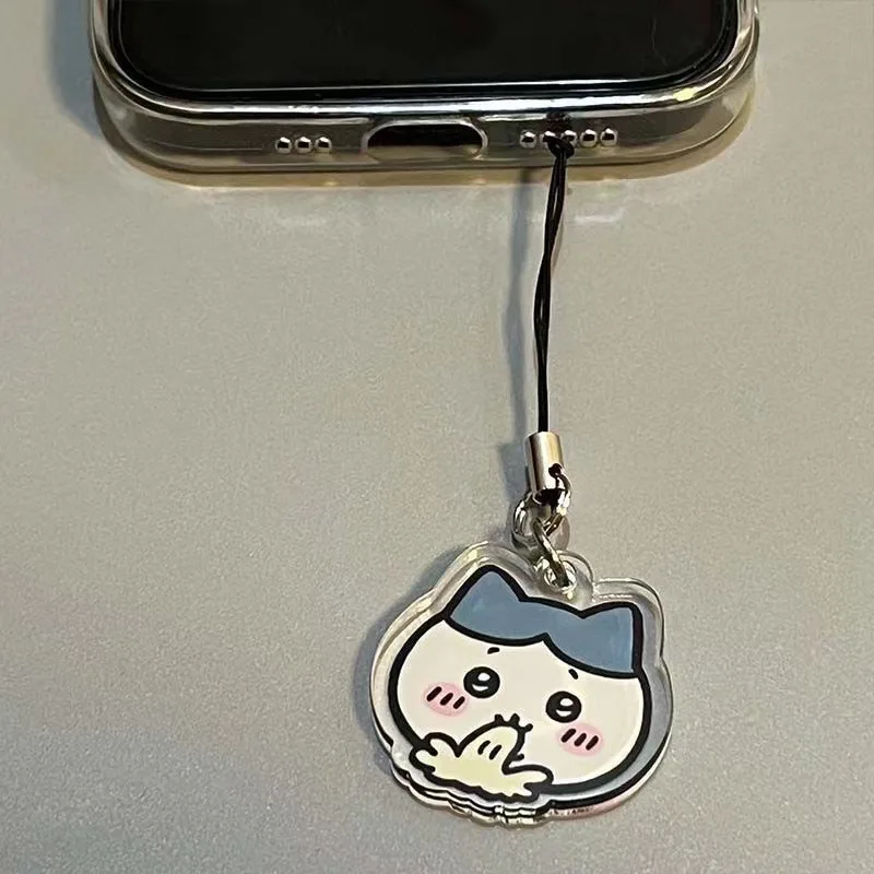 Chiikawas cordino per telefono Kawaii Hachiware Anime Usagi zaino ciondolo iPhone15 decorare accessori giocattoli regali per ragazze