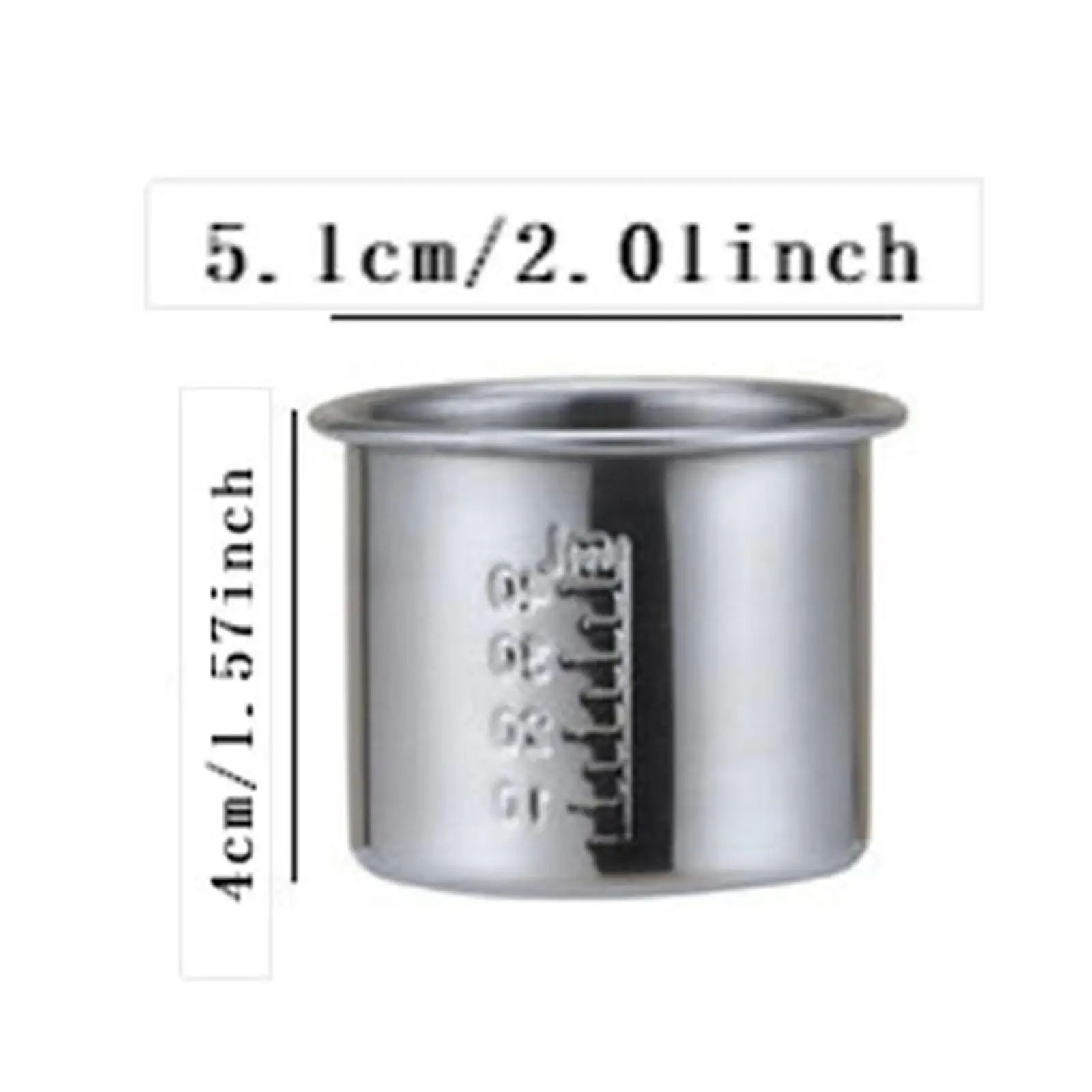 كوب دواء متعدد الوظائف قياس الوالج كوب قياس من الفولاذ المقاوم للصدأ كوب دواء من الفولاذ المقاوم للصدأ لمطعم بار المنزل #6