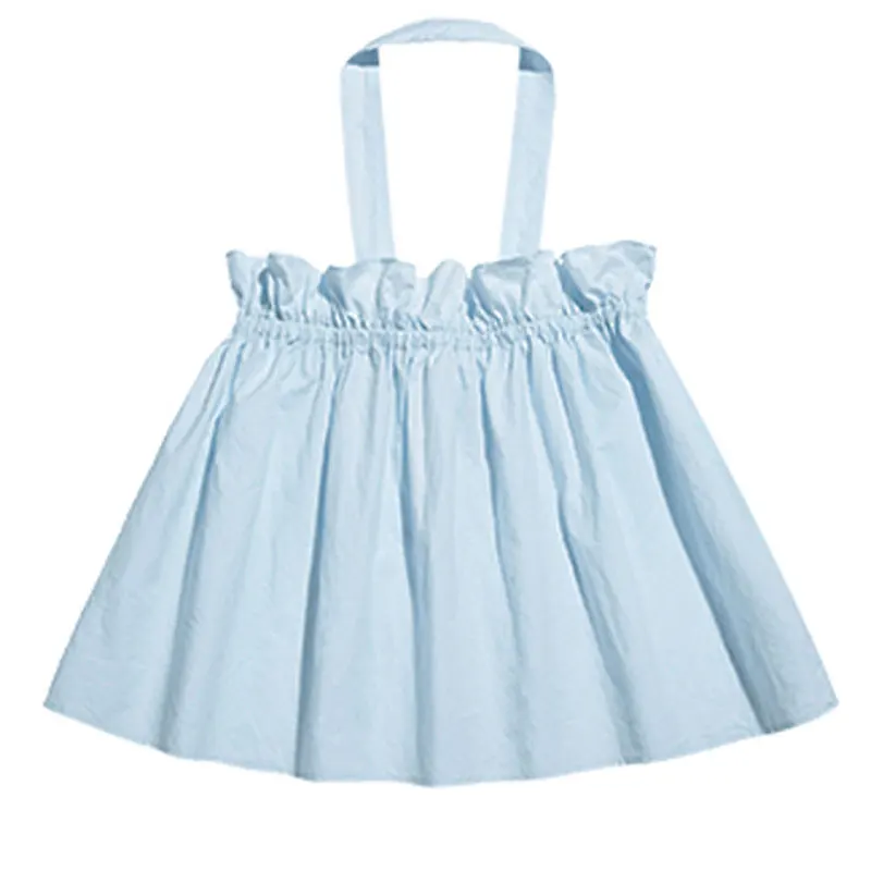 صيف جديد تصميم الجنية واحد الكتف سترة حزام المرأة الأعلى الجوف خارج بال الكورية Sle سليم صالح ort طول Tirt