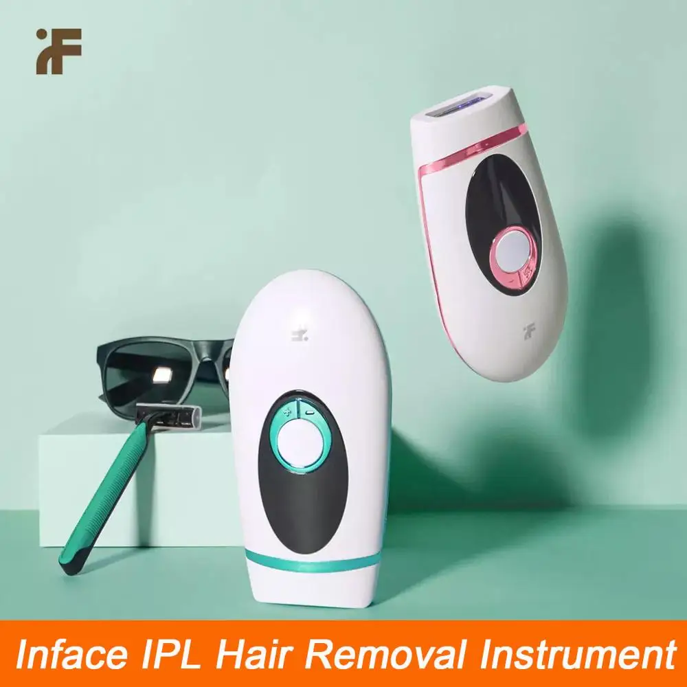 Xiao Youpin InFace IPL Epilator 900000 Alat Pencabut Rambut Laser Berdenyut Mesin Penghilang Rambut Seluruh Tubuh Elektrik Nirkabel