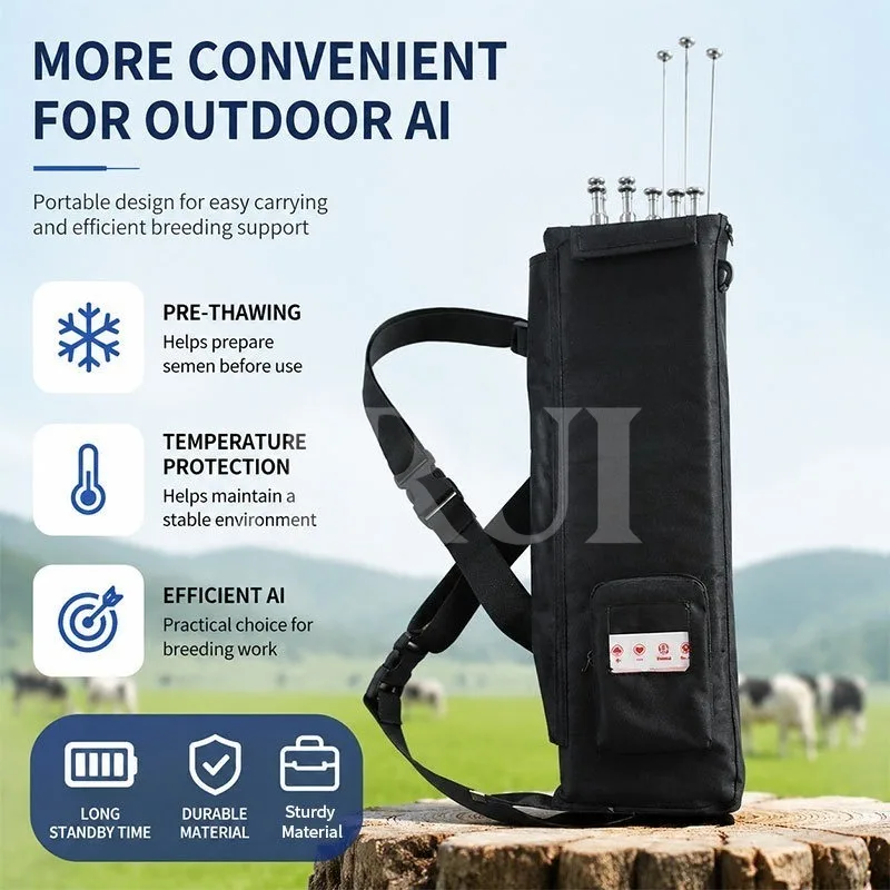 Double Frozen Essence Thermostatic Bag Insemination Gun Thermostatic Bag Cow Improver Thermal Insulation Bag Insemination Gun.