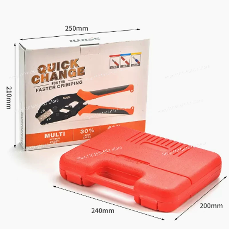 

Новые многофункциональные обжимные клещи, игольчатый тип холодного прессования, медная пробка, пружинный выдвижной набор плоскогубцев для быстрой смены