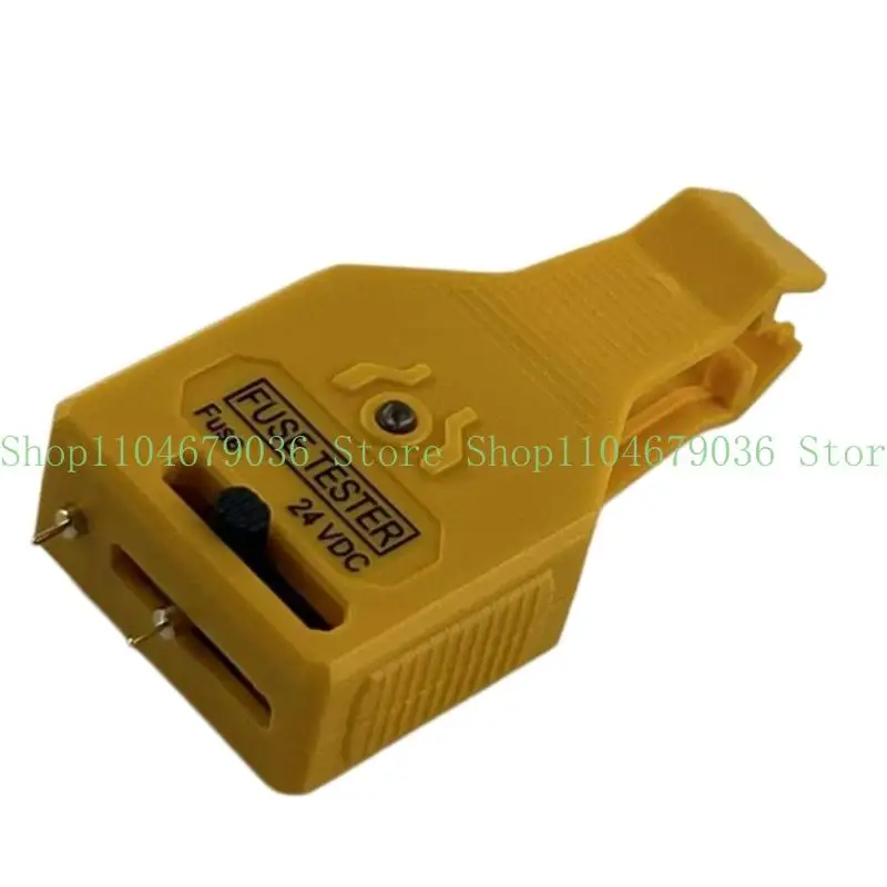 652F Automotive Blade Tester Puller for Vehicle Electrical Box Service, Car Circuit Test Tool with Two Metal Probes, Yellow ABS
