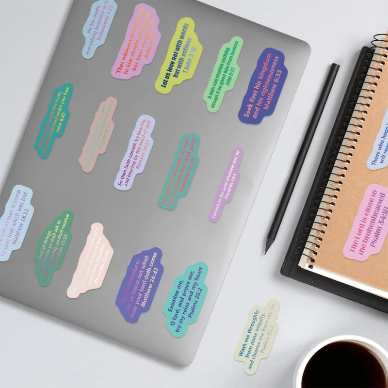 

Bible Theme Paper Sticker for Scrapbooking Journal Planner Laptop Phone Luggage
