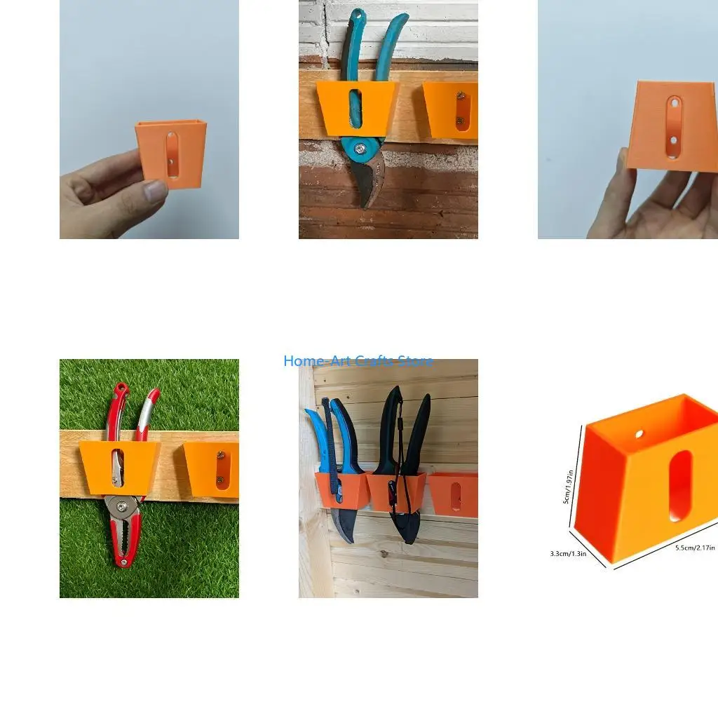 Y3NA Durability 3D Print Wall Holder Brackets With Smoothly Edges For Hand Tool