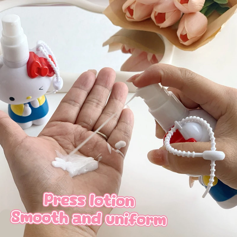 100 مللي سانريو مرحبا كيتي رذاذ زجاجة أنيمي كورومي زجاجات عطر بلدي ميلودي زجاجة مستحضرات التجميل الصغيرة إعادة الملء البخاخة #4