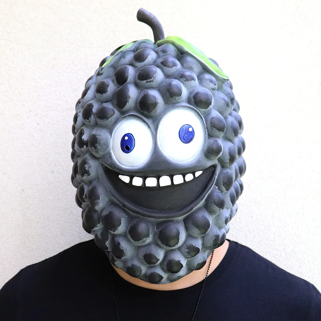 Pineapple Mask Novelty Halloween Cosplay Fruit Latex Mascara Full Face Funny Helmet Dragon Fruit Grape Durian Costume Accessory