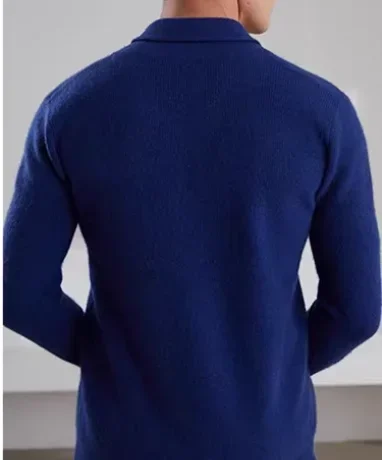 Fashion men cashmere knitted V neck sweater breathable warm cashmere knitted men sweater