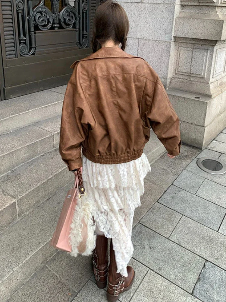 Asymmetrical Skirts Women High Street Y2k Vintage Spring Soft Korean Style Ladies Chic Streetwear Kawaii All-match New Faldas