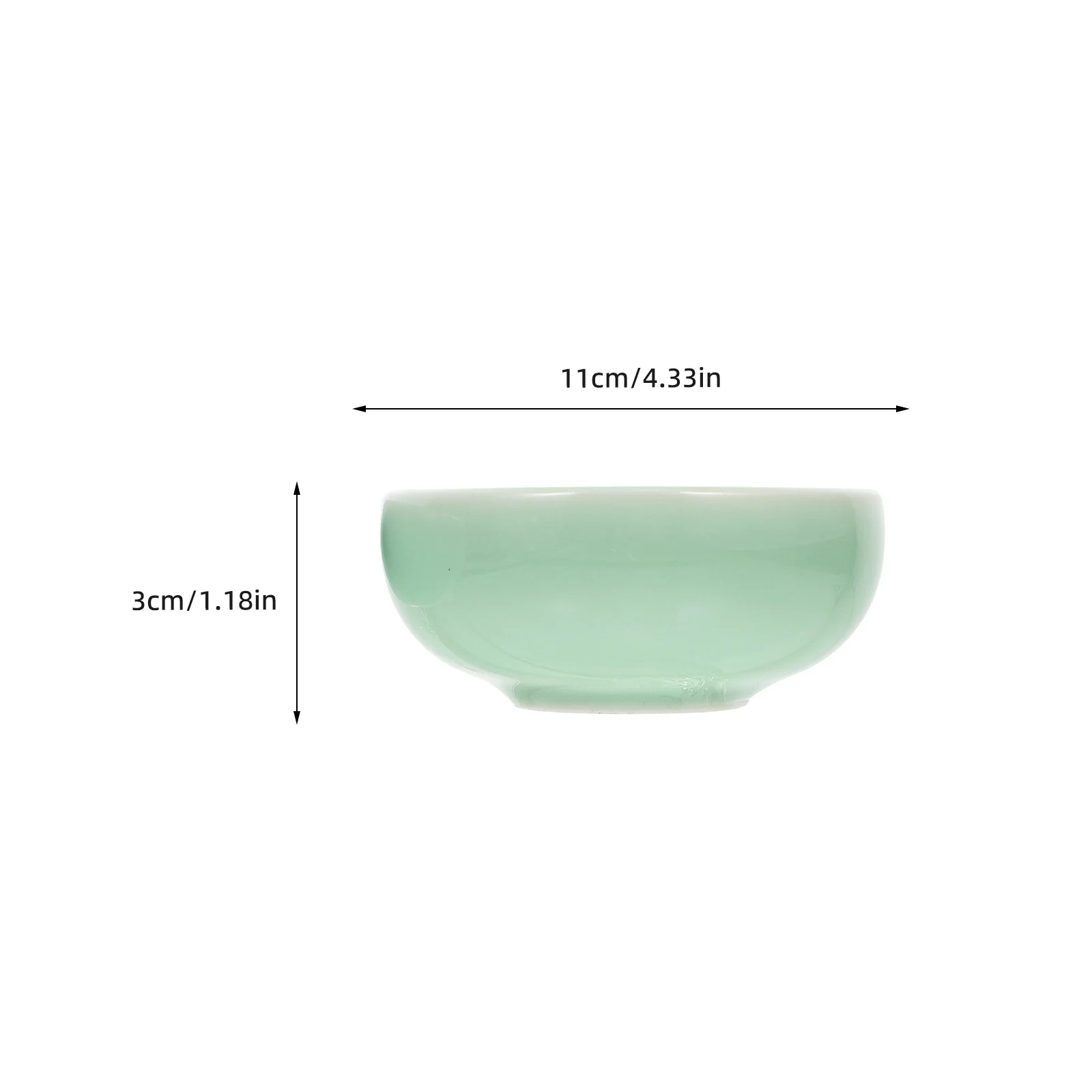 2개 세라믹 잉크 브러시 세척기 서예 수미 잉크 세척용 가정 사무실 공부방 장식 창의적인 도자기 색상 혼합 트레이
