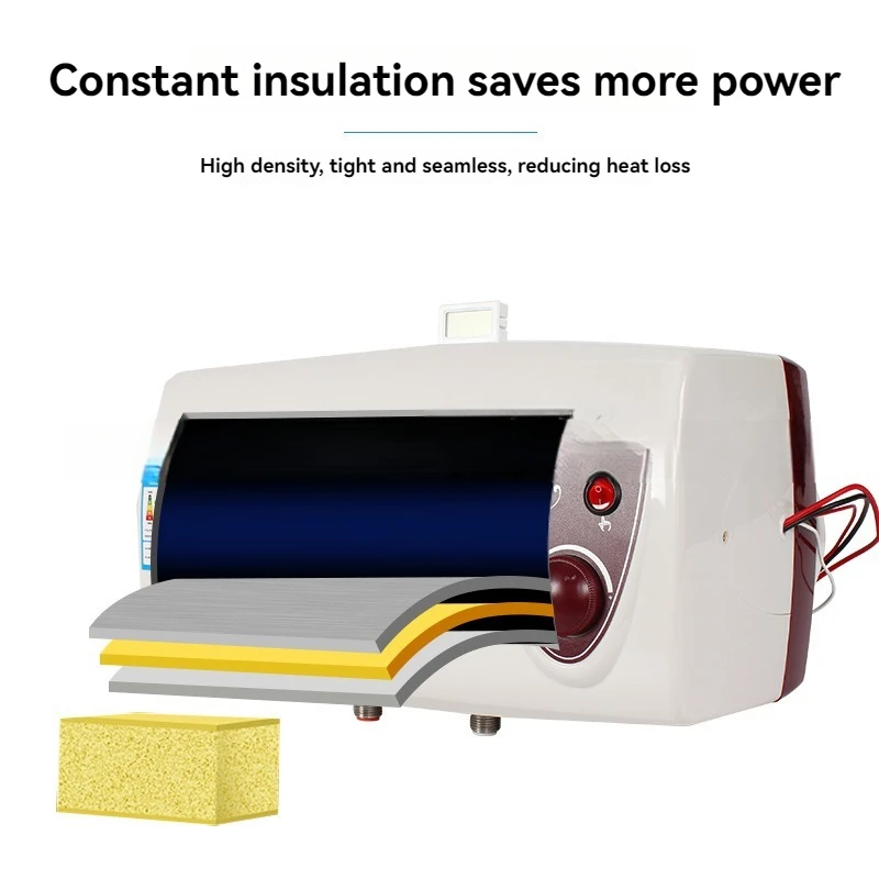 220V RV Water Heater Temperature Real-Time Display Electric Water Heater Insulation Splash Proof Water Heater