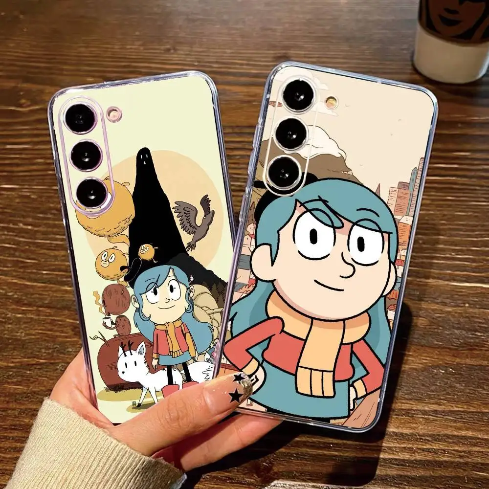Hot Cartoon H-Hilda gift Phone Case Transparent Silicone Soft For SamsungA10,12,20,21S,30,31,40,50,51,52,70,71