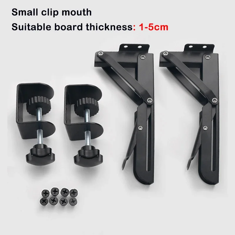 

Desk DIY Stand Clips Parts Extension Kits Keyboard Tray Mouse Pads Ergonomic Height Adjust Sturdy Under Desk For Laptop Tool