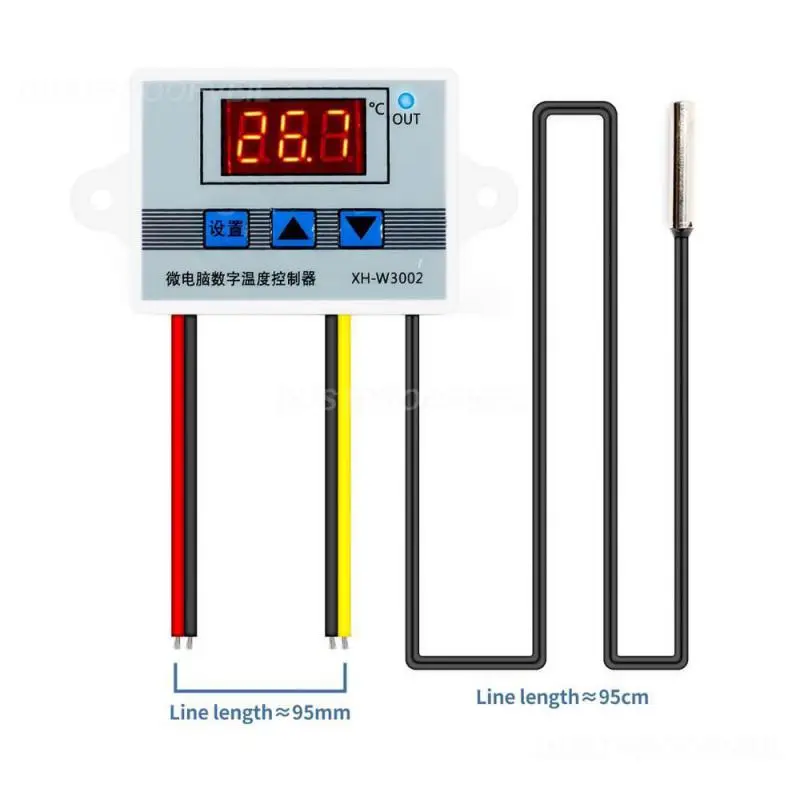 Controlador de temperatura, microordenador, interruptor de pantalla de número, Control electrónico inteligente de temperatura, 1 ~ 10 Uds.