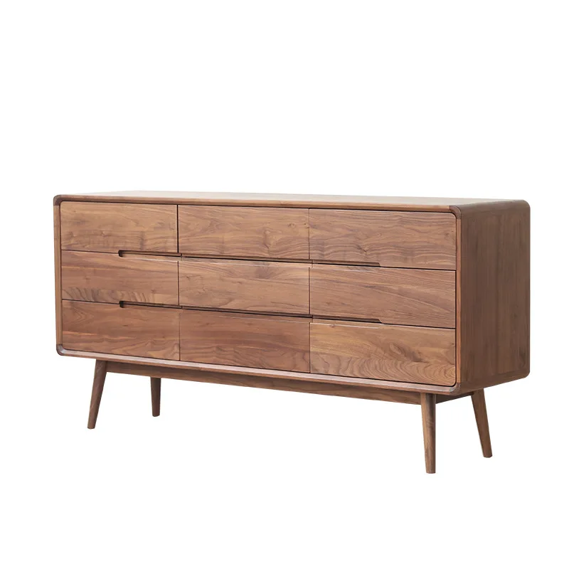 Solid Wood Living Room Lockers, Entrance Cabinets Light Luxury for Home for Living Room Sturdy Construction
