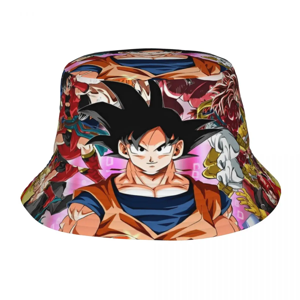 Dragon Ball Z Japan Cartoon Bucket Hats for Teen Summer Vocation DBZ Goku Sun Hat Stylish for Outdoor Sports Fishing Caps