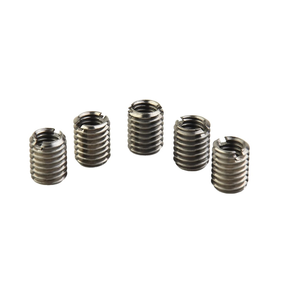 Thread Adapters Thread Reducer Useful Tool 5 Pcs Accessories M8 To M6 Replacements Stainless Steel Industrial Practical