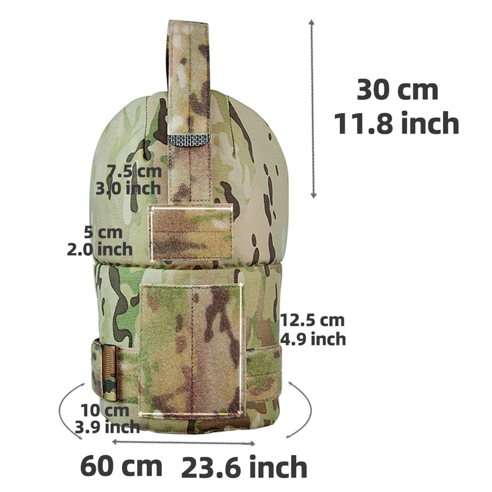 Tactical Shoulder Guards Detachable Multi-Functional Arm Guard Adjustable Protective Camouflage Plates for CS Hunting Shooting
