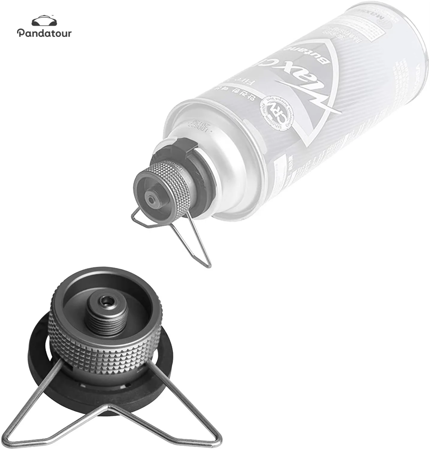 Pandatour Camping Outdoor Tragbare Gas Tank Konverter Butan Adapter Mit Halterung Für Picknick Wandern Camping Ausrüstung