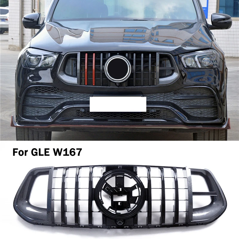 Front Grille Grill Bumper Engine Cooling Grid Car Parts For Brabus For Mercedes Benz GLE V167 W167 C167 GLE350 GLE450 2020-2023