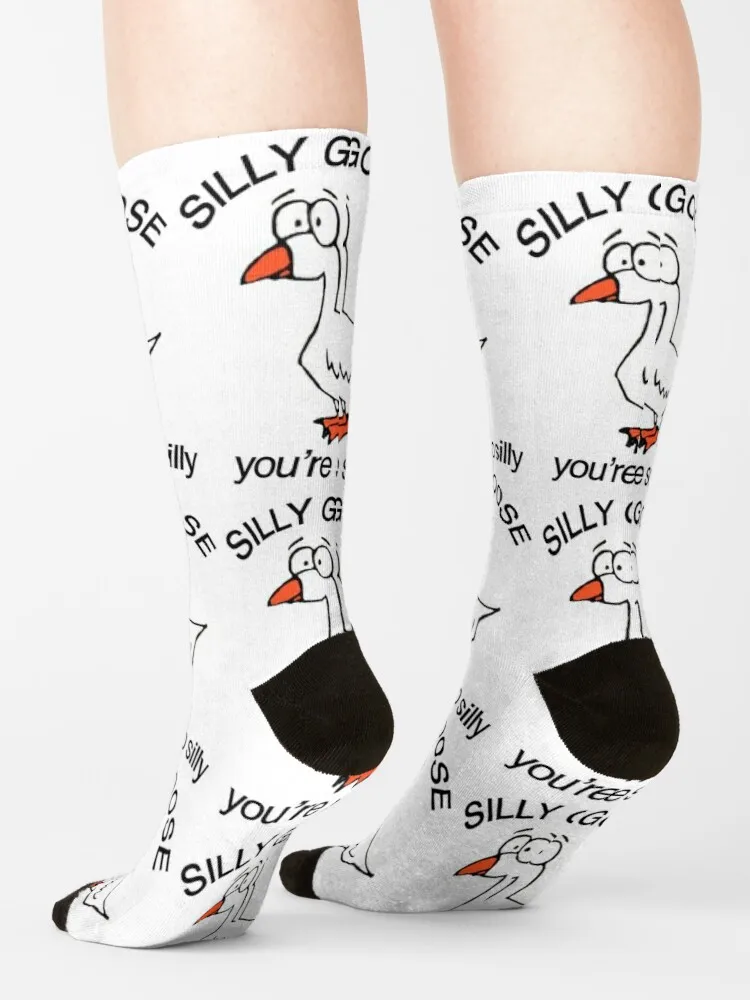 Silly goose you are calzini così sciocchi calzini a compressione da donna