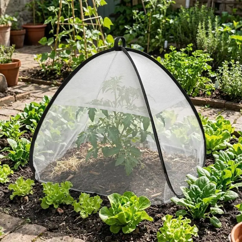 G6KF 56cm Plant Sunscreen Net Plant Protective Cover for Vegetables Fruits Flower