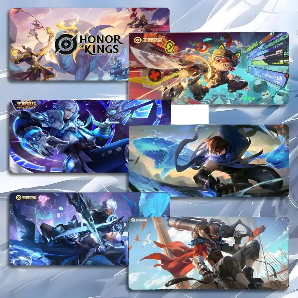 Popular Mobile Game H-Honor of Kings Mouse Pad Mousepad Large Gaming LockEdge Thickened PC Table Desk Mat