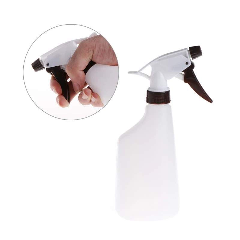 1pc 500ml Measuring Spray Bottle Hand Pressure Watering Can Transparent Garden Tool Random Color