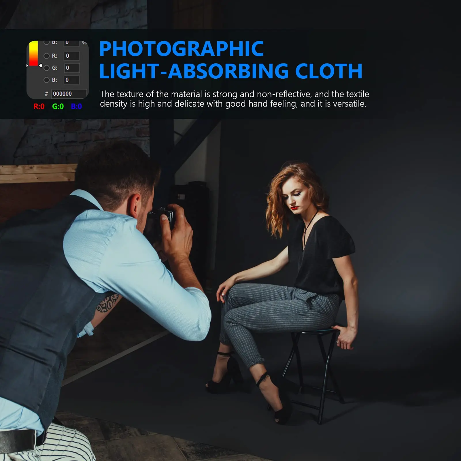 NEEWER фотостудия 100% чистый полиэстер складной фон для фотосъемки видео и телевидения (только фон)