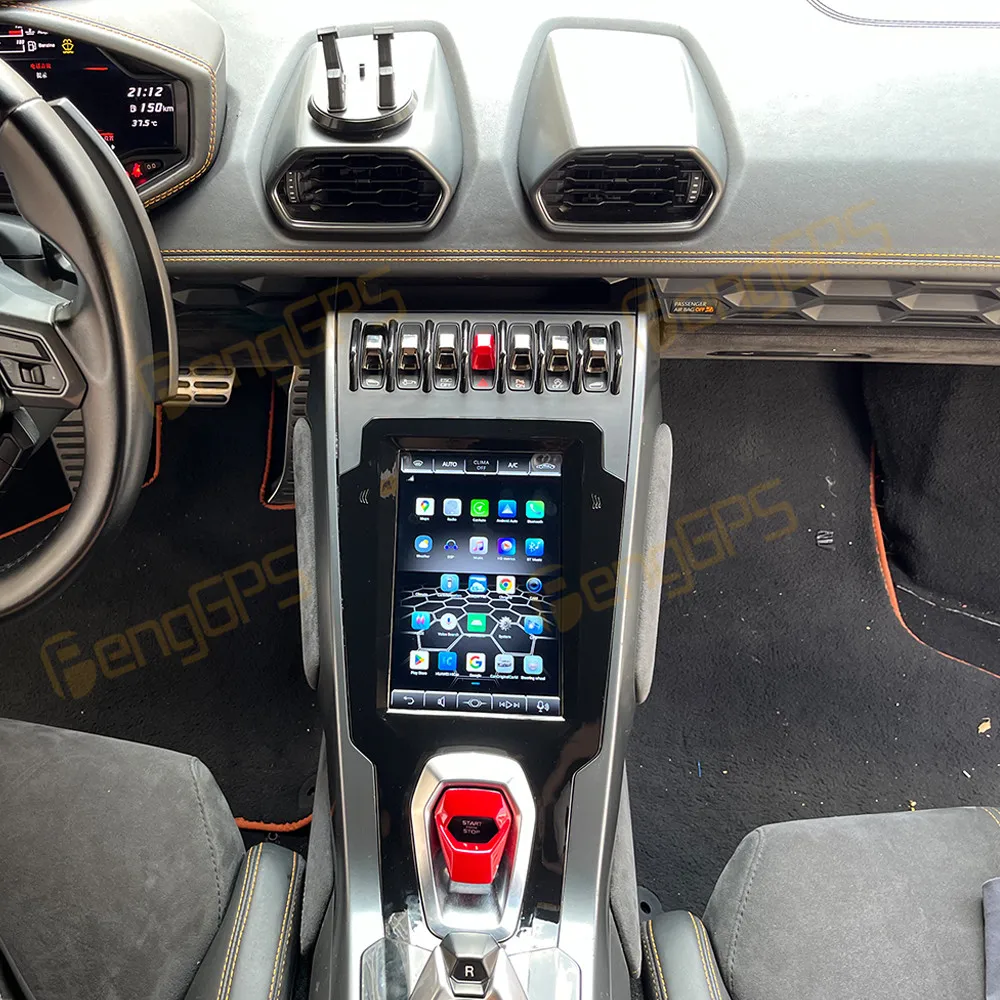 10.4 Inch Screen Car Radio For Lamborghini Huracan 2014-2018 Android Auto GPS Navigation Multimedia Stereo Receiver Head Unit