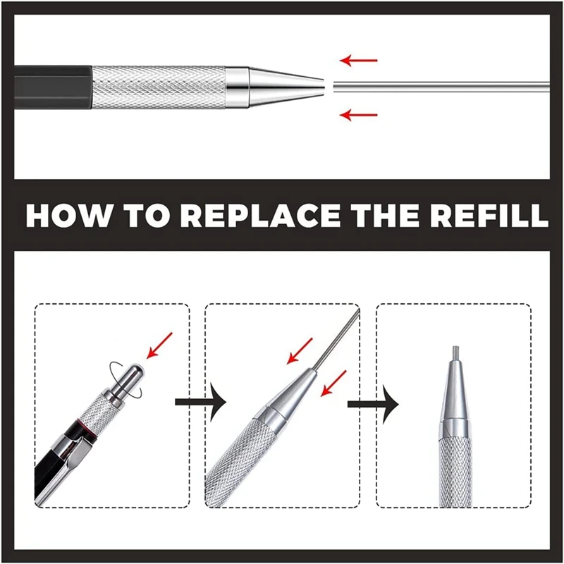 مجموعة أقلام نجار ميكانيكية ، براية مدمجة ، فولاذ ، مجرب أنابيب ، آلة لحام ، بناء ، عامل خشب