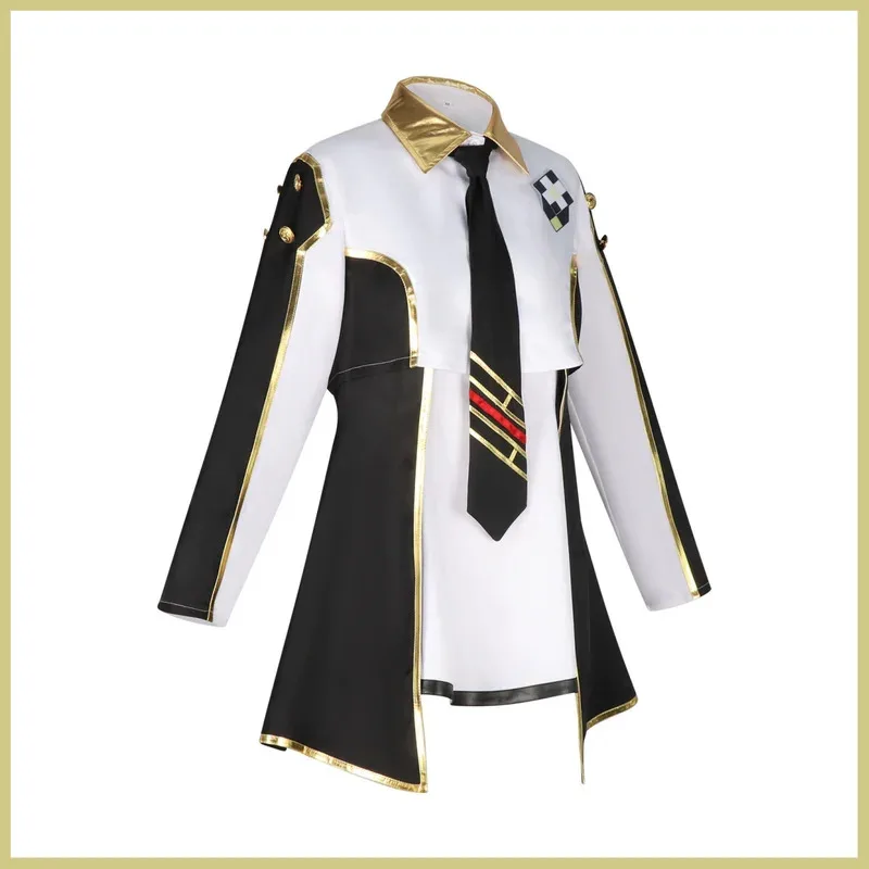 

CyGame Sky Striker Ace Raye Cosplay Costume White Long Sleeves Coat Dress Uniform Woman Sexy Carnival Halloween Party Suit