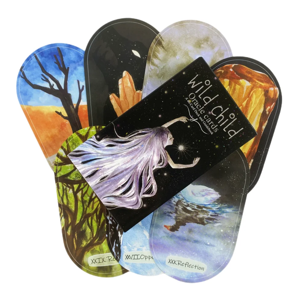 Wild Child Oracle Cards Tarot Deck 10.3*6cm for Knowledge Healing and Family Gatherings Leisure Entertainment Game Card