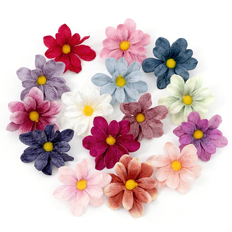 

5/10Pcs 6cm Silk Peony Artificial Flowers Fake Flower Heads for Wedding Home Decoration DIY Craft Wreath Gifts Accessories