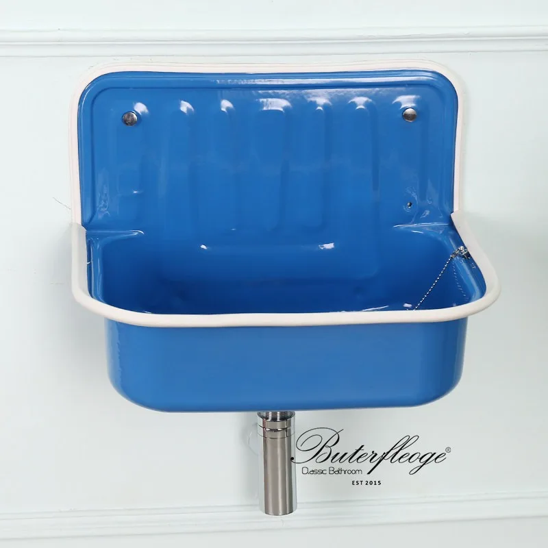 European-style sink retro copper-plated nostalgic hanging basin, sink model room to wash your face
