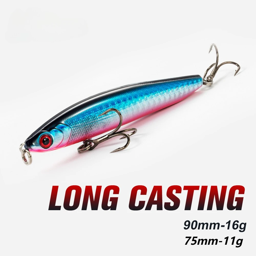 

Long-Range Sinking Pencil Bait 7.5cm11g/9.5cm16g Manufacturer Wholesale for Baitfish Imitation Lure Targeting Black Bass
